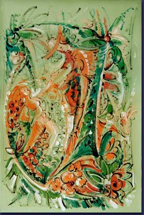 Sigmund Årseth's Contemporary Folk Art Paintings - Canvas 2